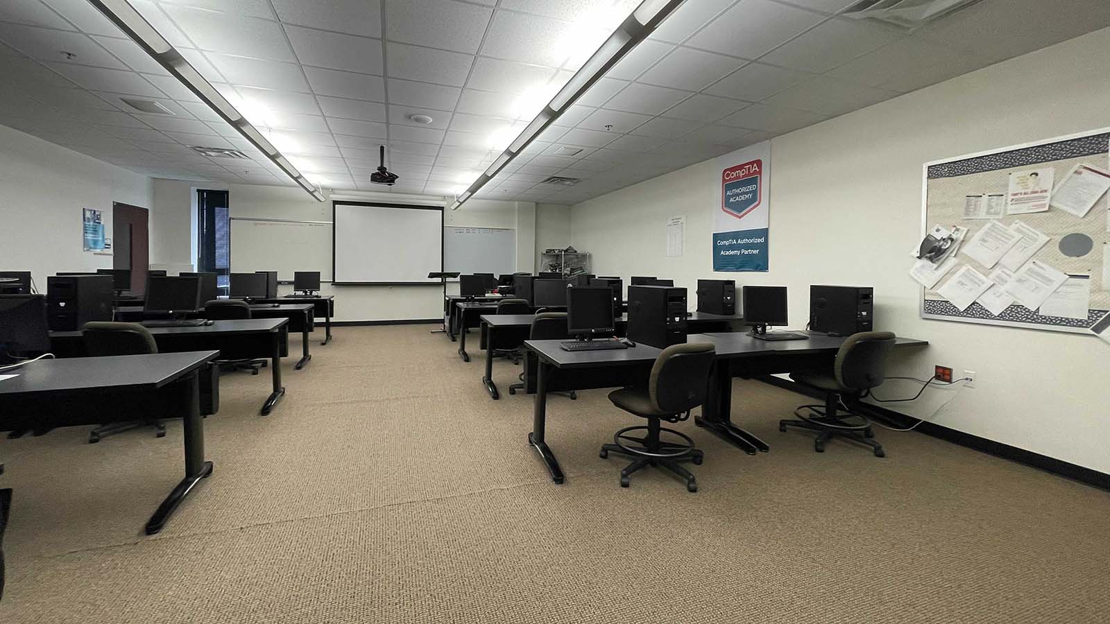 Grayson College Computer classroom